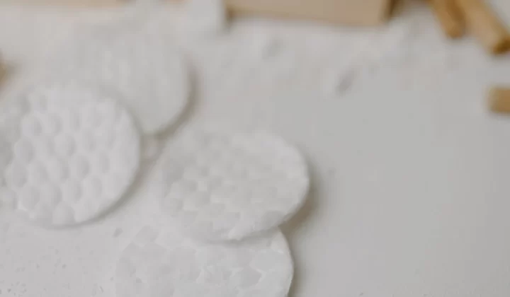 化妆棉特写,质感纹理