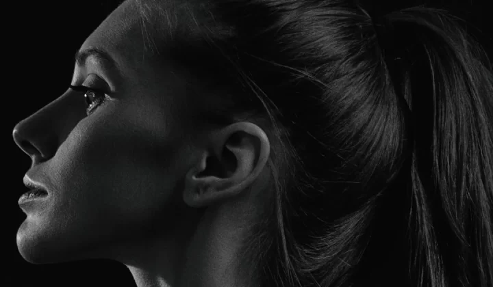 a profile of a woman
