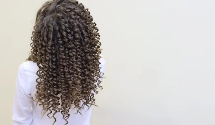 a woman with a large braid