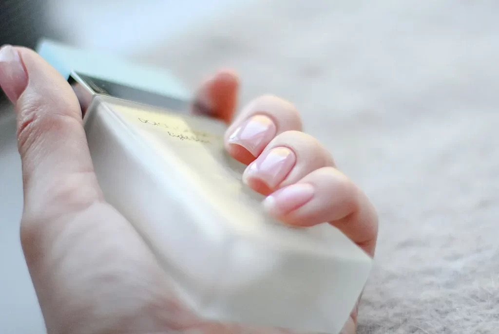 a person holding a card