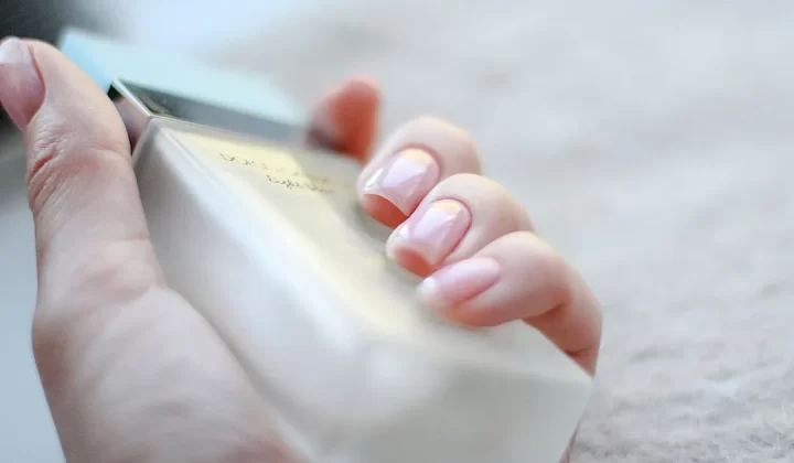 a person holding a card